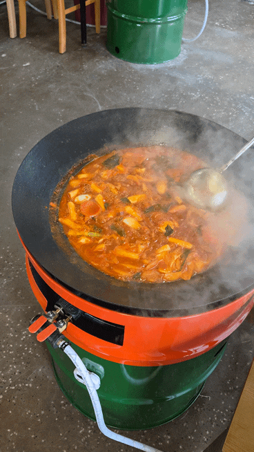  제주 노형동 맛집 닭도리탕 '드럼통솥뚜껑닭도리탕' 낮술의성지 야장 분위기 최고