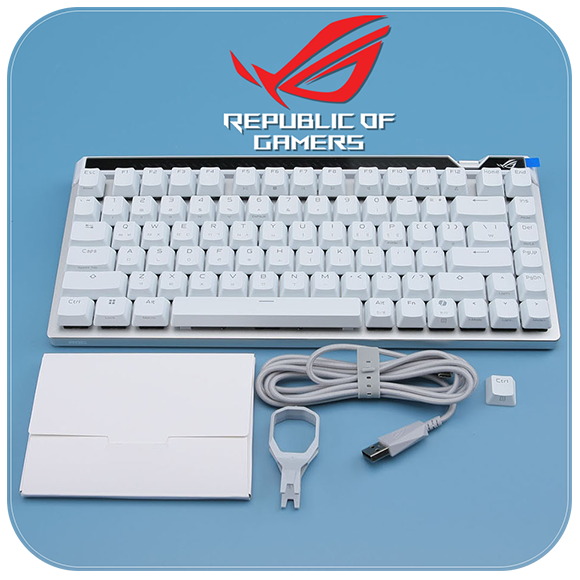  [제품 개봉기] ASUS ROG FALCHION ACE 75 HE HFX V2 화이트 감성에 래피드 트리거까지