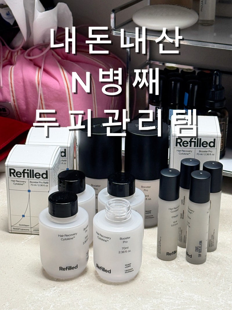 내돈내산 헤어토닉 추천 리필드