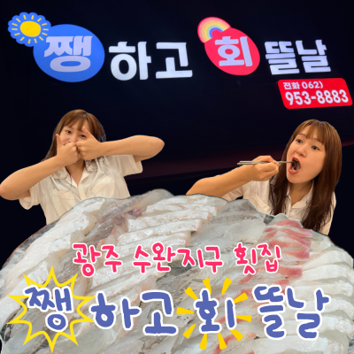 [광주/광산구] 수완지구 횟집 / 쨍하고회뜰날