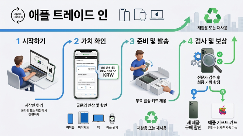 "내 아이폰 값 제대로 받기" 애플 보상판매(트레이드 인) 방법과 보상가 높이는 꿀팁