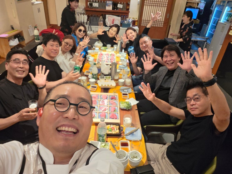  방이동 단체회식, BNI 사업가들과 일본 손님이 찾아온 골드참치의 밤