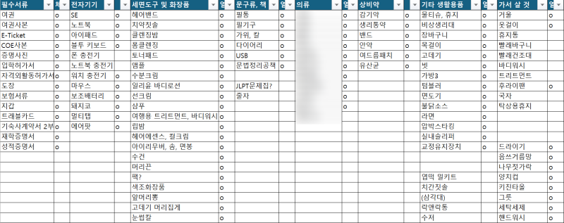 [교환학생 준비] 일본 교환학생 짐 싸기, 한국에서 챙겨와야 할 것들!