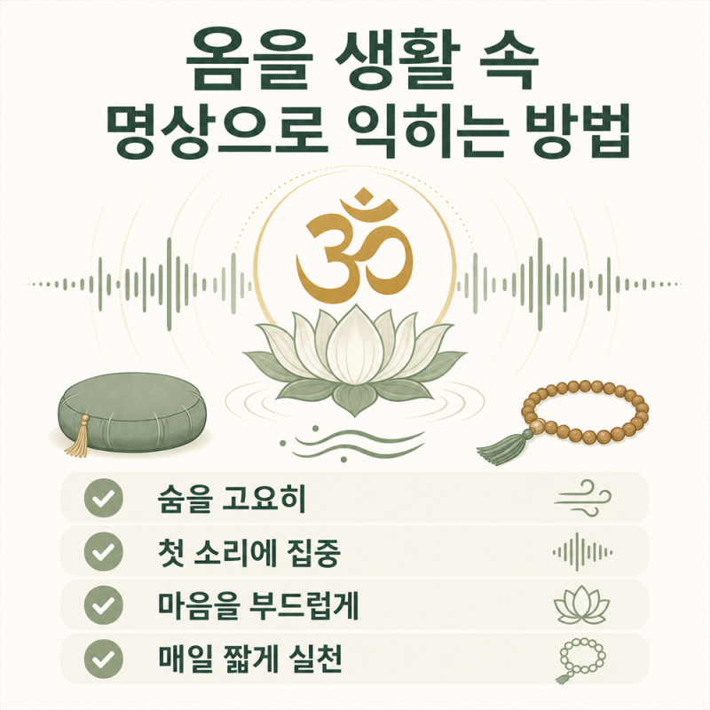불교용어 옴 뜻, 마음의 문을 여는 첫 소리