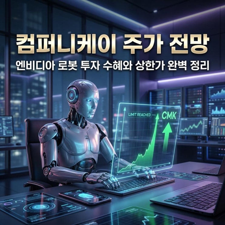  컴퍼니케이 주가 전망 엔비디아 로봇 투자 수혜와 상한가 완벽 정리
