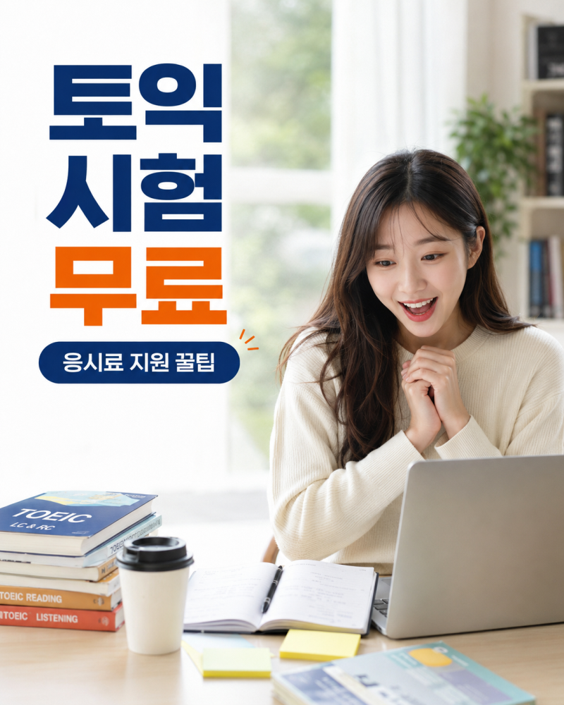 [광고 ❌] 토익을 무료로 볼 수 있다고?!｜우리동네 응시료 지원사업 꼭 확인하세요 (ft. 무료 ....