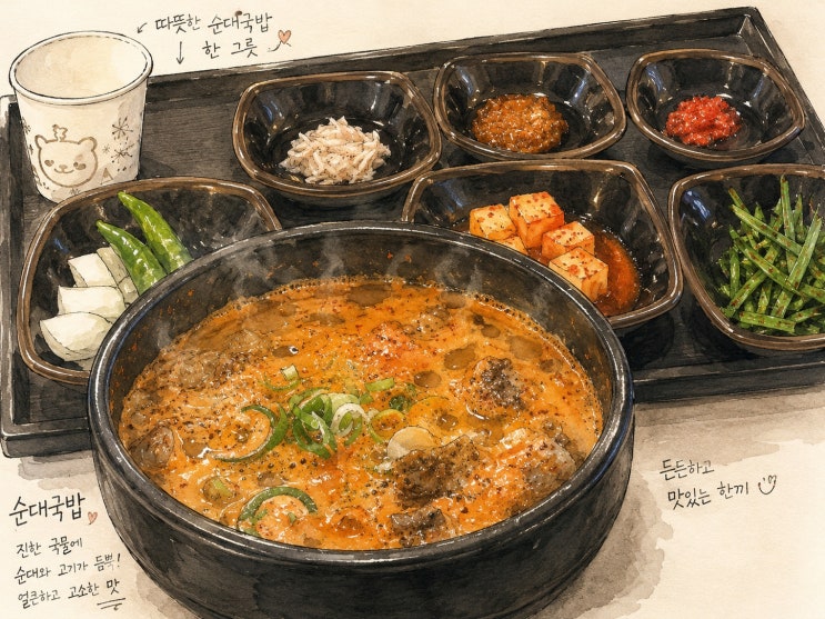  원주시청 맛집 추천 [수백당 원주시청점] 순대국밥 맛집 내돈내산 후기