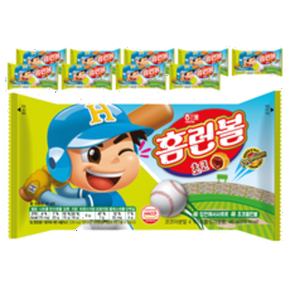  해태제과 홈런볼 초코 46g 10개 - 바쁜 아침 든든한 간식