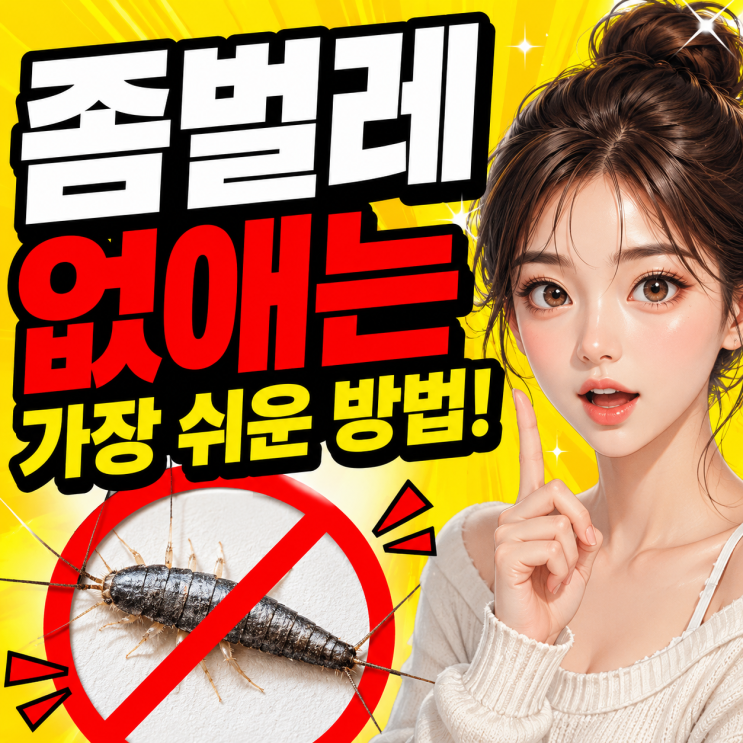  좀벌레 없애는 가장 쉬운 방법 알려드립니다