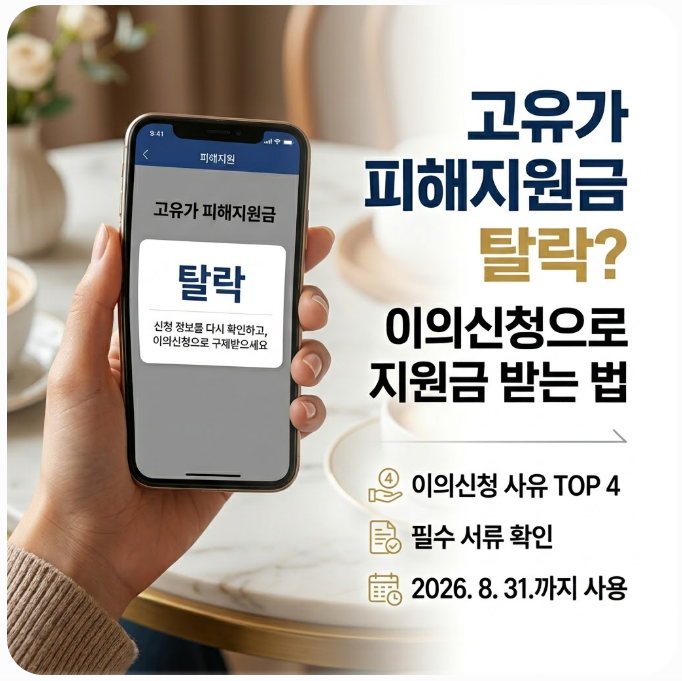  고유가 피해지원금 탈락했다면? 이의신청으로 지원금 받는 법