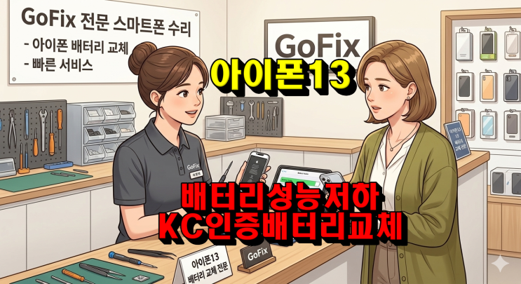  [아이폰수리] 아이폰 13 배터리 68%까지 떨어졌어요… 전면 액정에 검은 멍이 있는 아이폰13 배터리 교체 수리 후기 