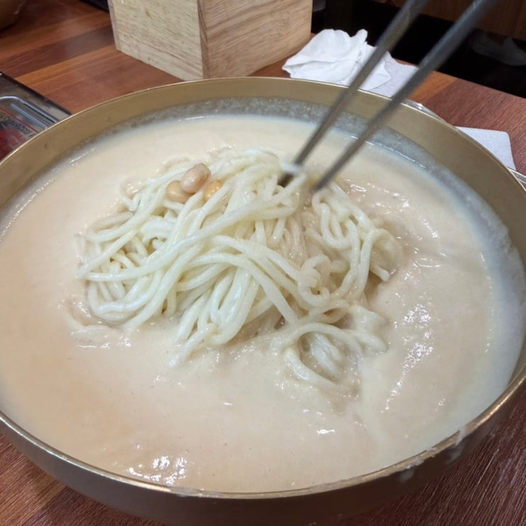  방배 정선콩국수 소소정 : 찐으로 걸죽한 시원한 콩국수