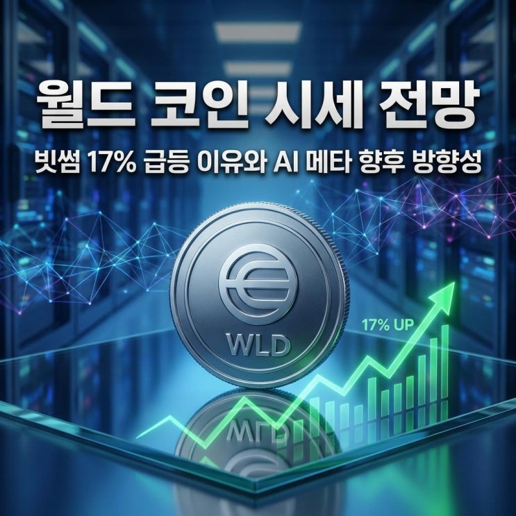  월드 코인 시세 전망 빗썸 17% 급등 이유와 AI 메타 향후 방향성