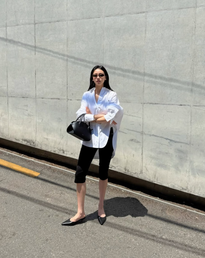  셀럽들의 필수 카프리 팬츠, 올여름 다리 길어 보이는 비결