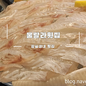 잠실새내횟집 울랄라횟집(feat.스끼다시 맛집)