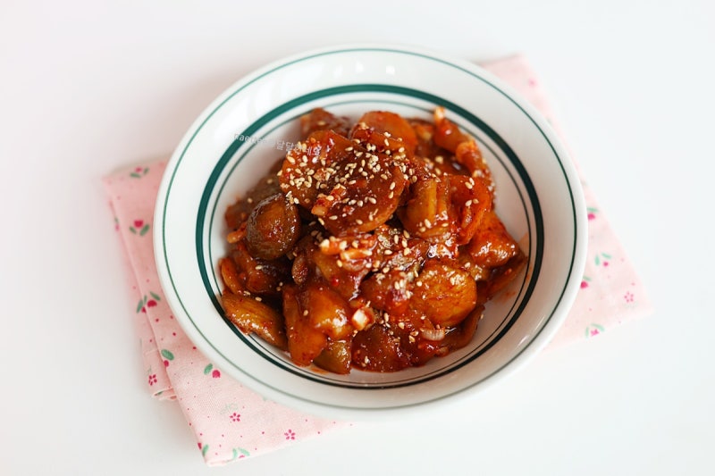 매실장아찌무침 레시피 매실고추장무침