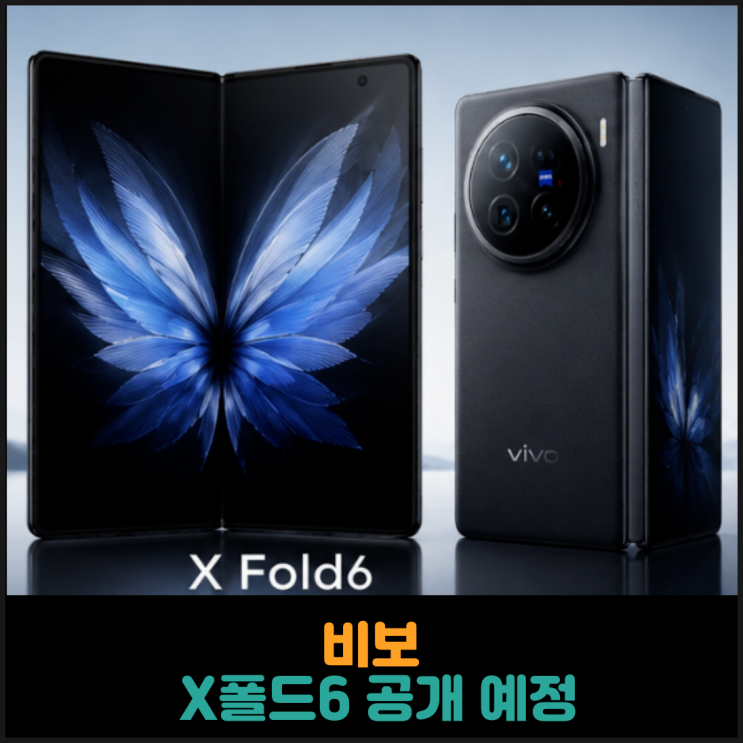  비보, 폴더블 스마트폰 X폴드6 공개 예정