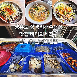 영흥도 장경리해수욕장 물회 맛집 바다회세꼬시 횟집