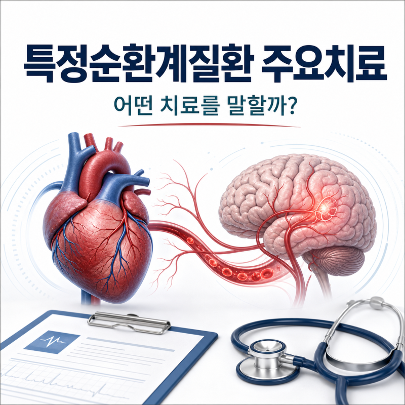특정순환계질환 주요치료란? 심장 뇌혈관 치료비 보장 제대로 알기