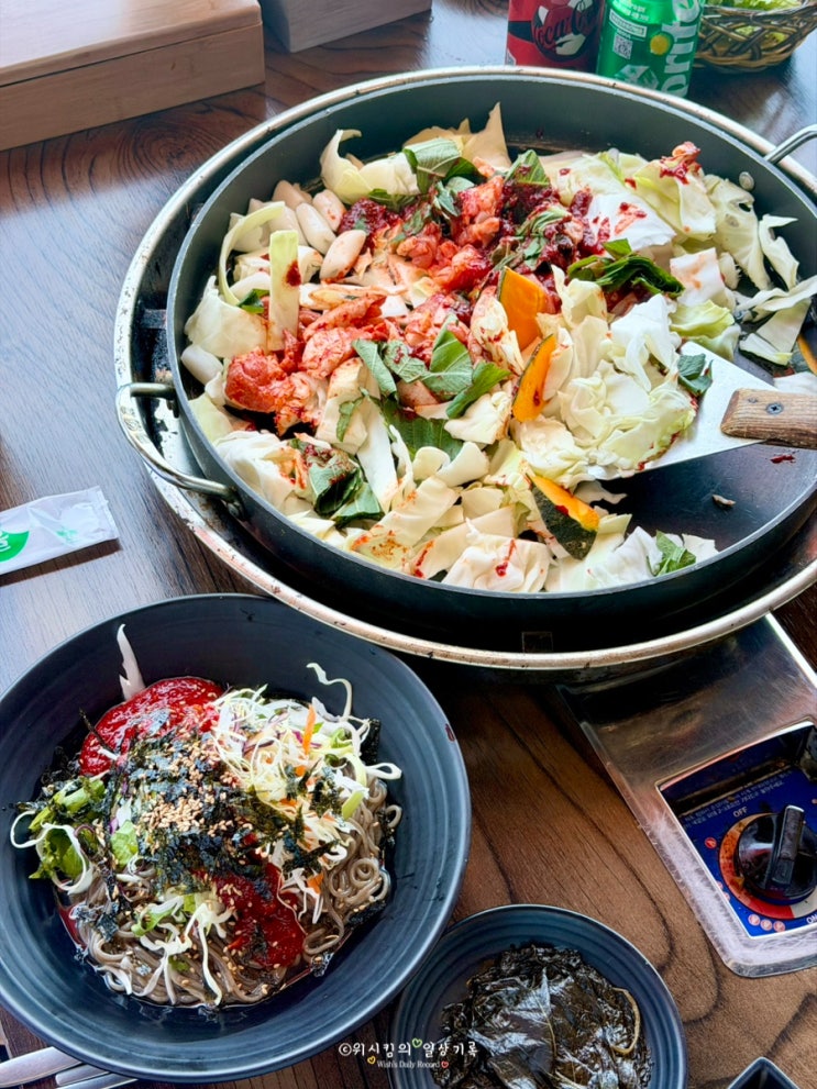  가평맛집 남이섬 애견동반 식당 남이가든 닭갈비