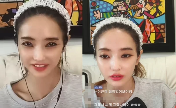 ‘바비인형’ 한채영, 파격적인 틱톡 라이브 근황에 팬들 시선 집중… “갸름해진 턱선과 짙....