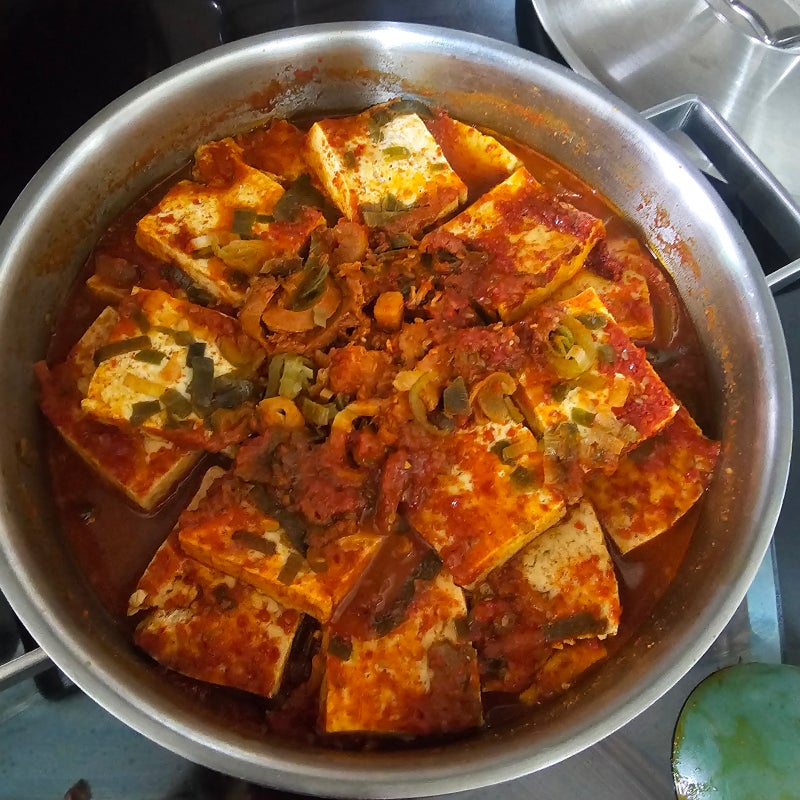 고추참치 두부조림 만들기 참치두부조림 레시피