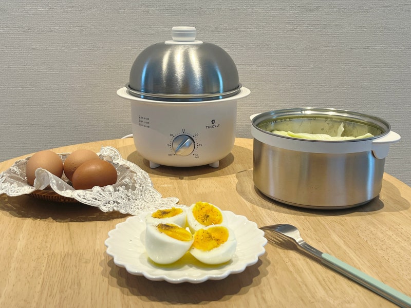 반숙계란시간 디온리 올스텐2단찜기 타이머 설정으로 정확하게