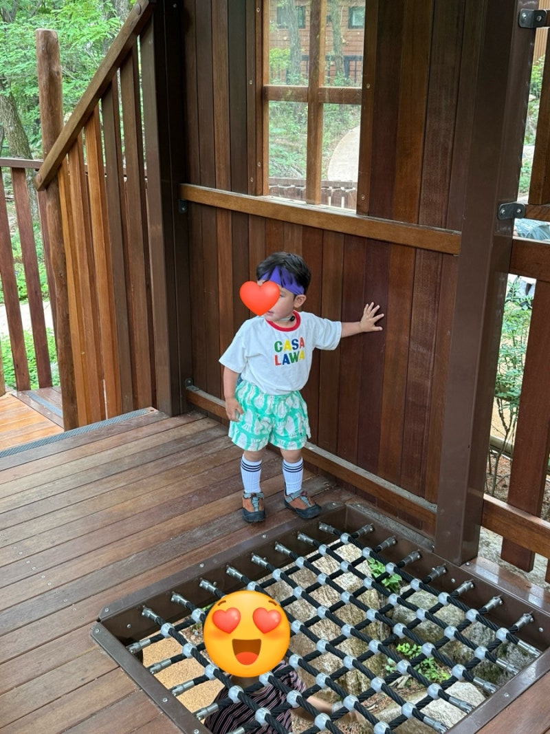 수락산 유아숲체원 방문기(수락산 자연휴양림 수락휴 숙박중 이용) 트리하우스, 숲놀이터, ....