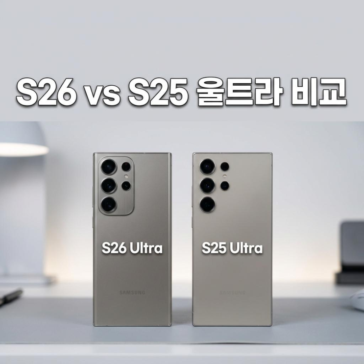  갤럭시 S26 울트라 vs S25 울트라 비교 혜택 선택