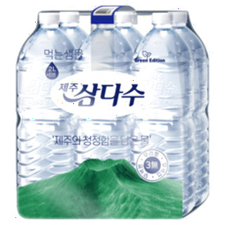  제주삼다수 그린 무라벨 2L 6개 - 친환경 선택의 시작