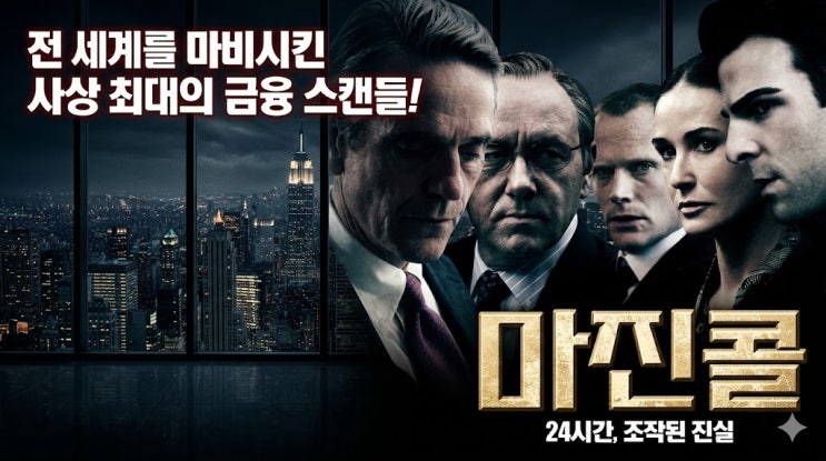  마진 콜: 24시간, 조작된 진실 – 월가 금융위기의 본질을 꿰뚫는 리얼리즘 걸작