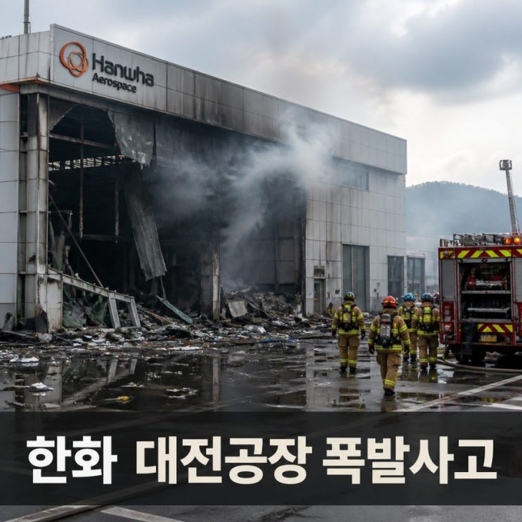 <b>한화 에어로 스페이스</b> 대전 공장 폭발 사고 원인과 현황