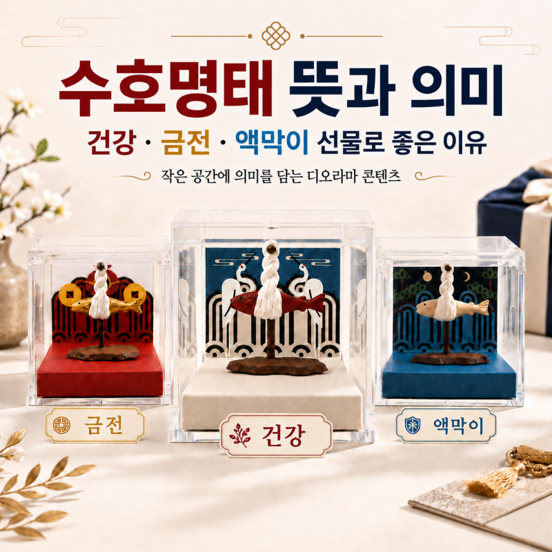 수호명태 뜻과 의미, 건강 금전 액막이 선물로 좋은 이유