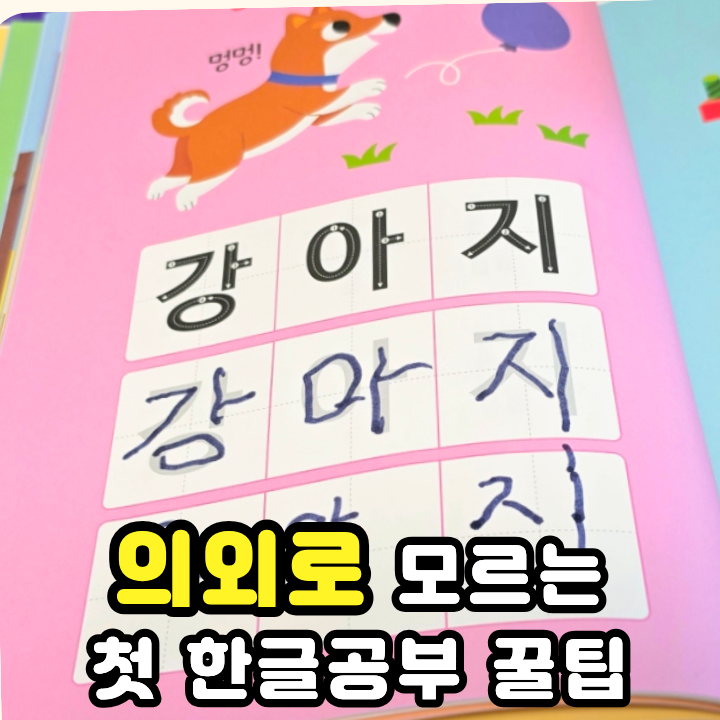  유아 첫 한글공부 비교 전공자가 알려주는 5세 학습지 연습방법