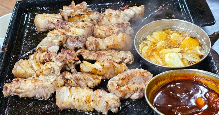  [동인천 맛집] 멜젓에 찍어 먹는 맛도리 제주 오겹살 '제주연탄고기 동인천'