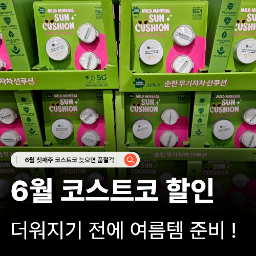  코스트코 6월 첫째주 할인 하남점 여름 추천템 모음