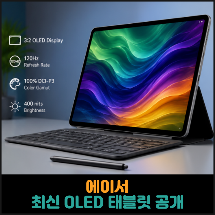 에이서, 최신 OLED 태블릿 공개