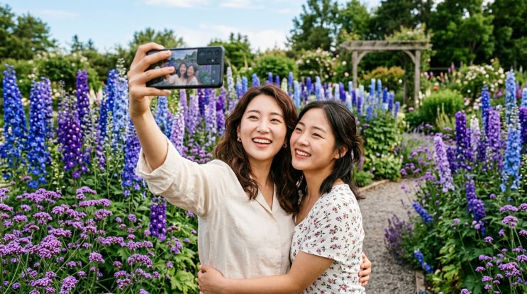  6월, 흔한 붉은 양귀비는 이제 패스 — 청보라빛 델피늄 & 버베나 정원 TOP 3