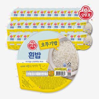  오뚜기밥 흰밥 200g 36개 - 간편식 필수템