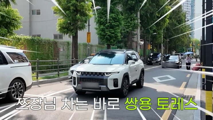  "테슬라 드리고 이걸 탄다" 쯔양, 2년째 국산 SUV 탑승 KGM 토레스 선택 이유