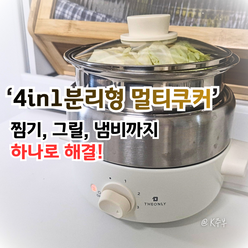 디온리 4in1분리형멀티쿠커 하나로 다~되는 주방 필수품!