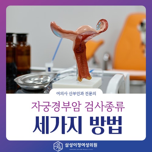 자궁경부암 검사 종류 ‘세가지’만 알면 끝입니다