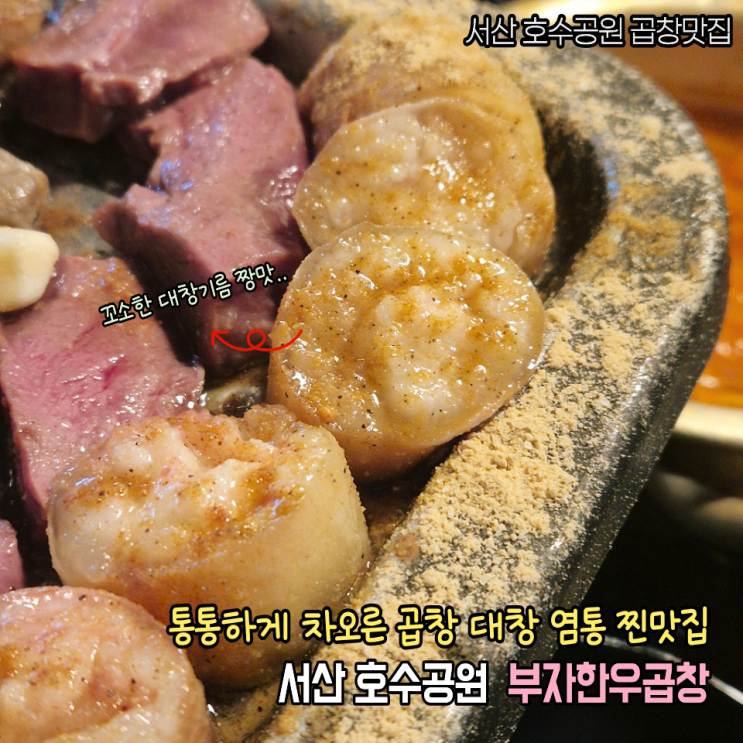  서산호수공원 맛집 곱창데이트 부자한우곱창 모듬곱창 전골 후기
