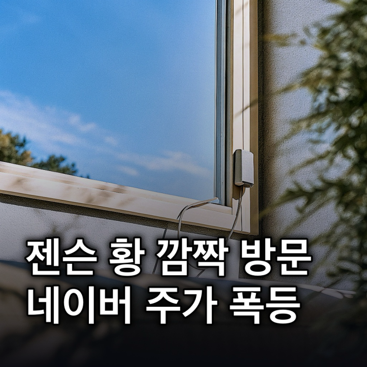  젠슨황 네이버 방문, '하이퍼클로바X' 시너지와 주가 전망 총정리