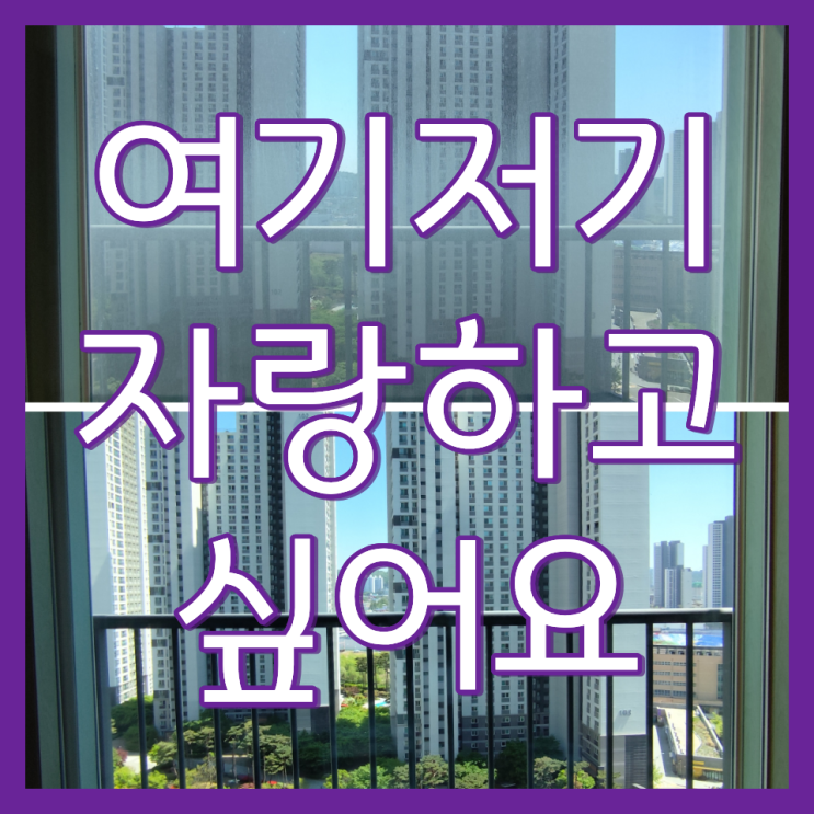  볼수록 만족스러운 아파트 외부 창문 유리창 청소 일지(인천SK스카이뷰)