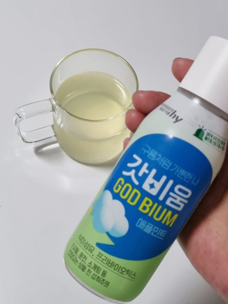  GS25 편의점 갓비움 애플민트(주의사항 칼로리 맛 효과 후기)
