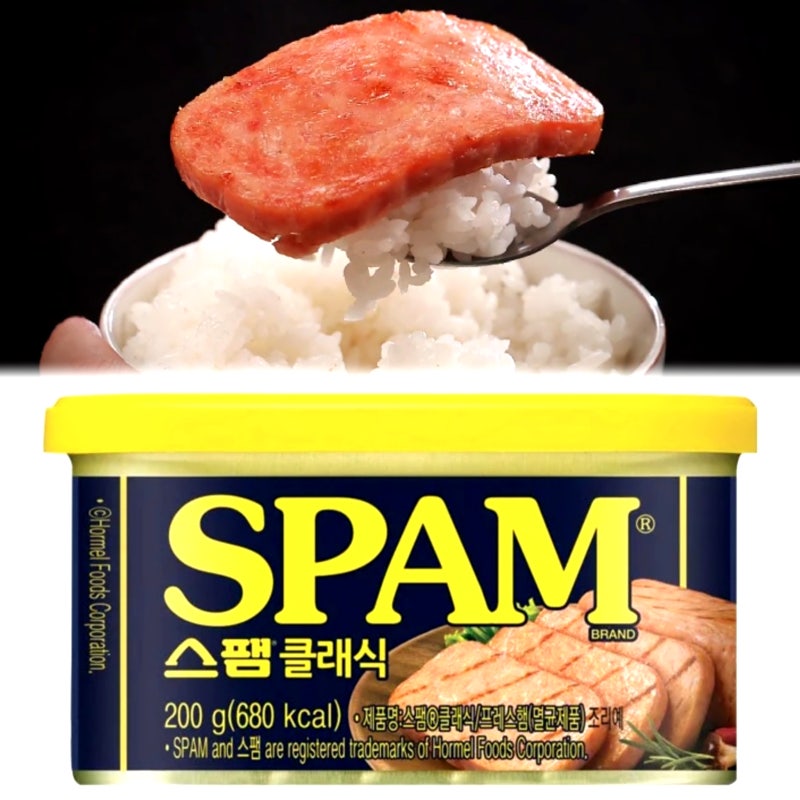 업소용스팸 CJ 스팸 클래식 200g X 36개 도매 대용량 통조림 햄 업소용 덮밥 36캔 한박스 후기