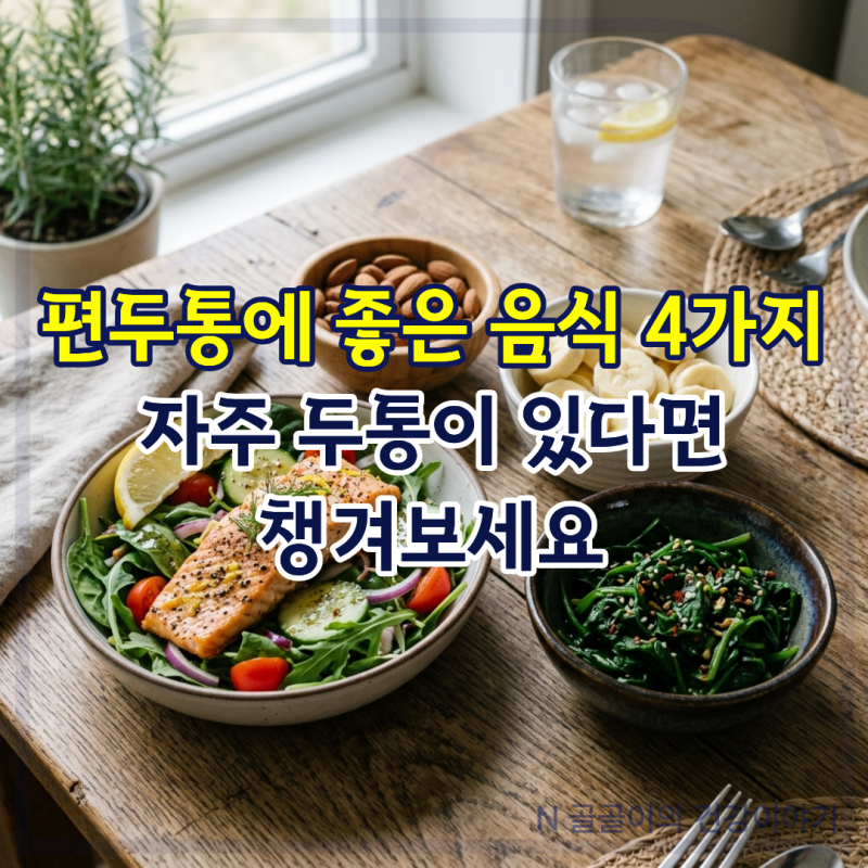 편두통에 좋은 음식 4가지, 자주 두통이 있다면 챙겨보세요