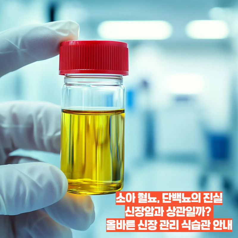 신장암의 원인과 소아 혈뇨·단백뇨의 진실, 그리고 올바른 식습관 관리법