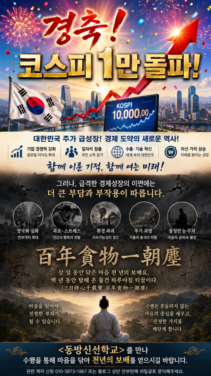  주식(코스피) 1만 포인트를 넘다!